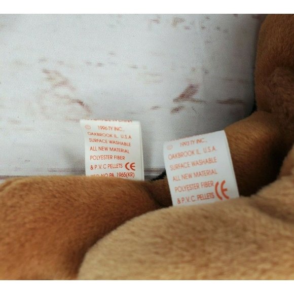 Doby, Bruno, Bones & Weeni Retired Vintage Beanie Baby Doggie Bundle - Picture 11 of 12